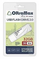 Флеш-накопитель USB  32GB  OltraMax  310  белый (OM-32GB-310-White)