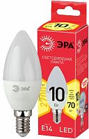 Лампа светодиодная ЭРА RED LINE ECO LED B35-10W-827-E14 Е14 / E14 10Вт свеча теплый белый свет (1/100) (Б0032961)