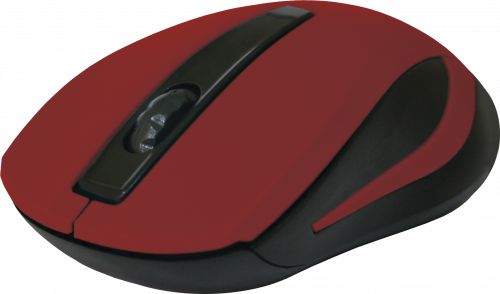 Беспроводная мышь DEFENDER MM-605, 3 кнопки,1200dpi, USB, красный (1/40) (52605) фото 6
