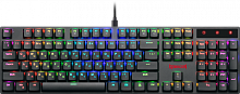 Клавиатура проводная игровая механическая REDRAGON Apas RGB, тонкая,104 клавиши, черная (1/10) (78118)