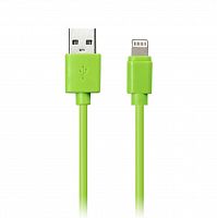 Кабель SMART BUY для iPhone 5/5S/6/6 plus, цв., USB 2.0 - 8 pin Lightning, зелёный, 1 м. (1/500) (iK-512c green)