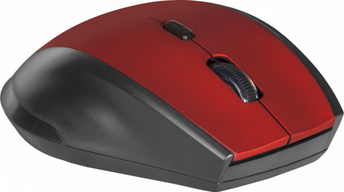 Беспроводная мышь DEFENDER Accura MM-365, 6 кнопок, 800-1600 dpi, USB, красный (1/40) (52367) фото 8