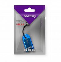 Картридер Smartbuy MicroSD, (SBR-710-B), голубой