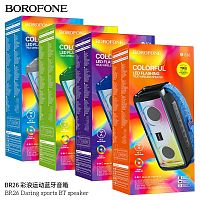 Колонка портативная Borofone BR26, Daring, Bluetooth, цвет: чёрный (1/24) (6974443387186)