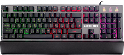 Клавиатура проводная игровая Defender Annihilator GK-013 RU,RGB подсветка (45013)