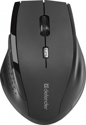 Беспроводная мышь DEFENDER Accura MM-365, 6 кнопок, 800-1600 dpi, USB, черный (1/40) (52365) фото 5