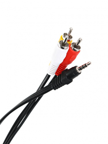 Кабель соединительный TELECOM 3.5 Jack (M) / 3 RCA (M), 1.5 м. (1/200) (TAV4545-1.5M)