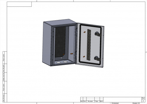 Корпус металлический ЩМП-30.21.15 ЭРА OPTIMA c.3.2.1_5 (300х210х150) У2 IP54 (1) (Б0061592) фото 3