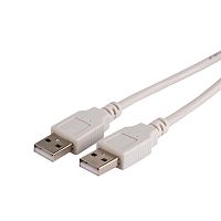 Кабель USB (шт. USB A - шт. USB A) 1.8 метра, серый REXANT (10/250) (18-1144)