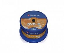 Диск VERBATIM DVD-R 4.7 GB (16х) CB-50 (200) (43548)