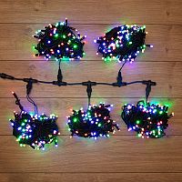 Гирлянда NEON-NIGHT "LED ClipLight" 24V, 5 нитей по 20 метров, цвет диодов Мульти (1/4) (323-509)