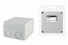 Распаячная коробка ОП 110х110х70мм, крышка на винтах, IP55, 8вх., без гермовводов, инд. штрихкод TDM (SQ1401-0824)