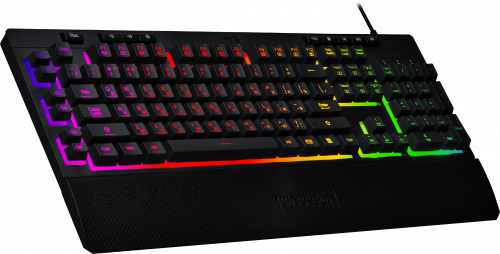 Клавиатура проводная игровая REDRAGON Shiva RU,RGB, 26 anti-ghost keys, черная (1/10) (77689) фото 4