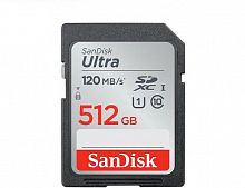 Карта памяти SDXC  512GB  SanDisk Class 10 Ultra UHS-I (120 Mb/s) (SDSDUNC-512G-GN6IN)