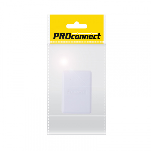 PROconnect Рoзетка телефонная внешняя, 1 порт RJ-11(6P-4C), категория 3, пакет, 1шт. (1/50) (03-0001-9) фото 2