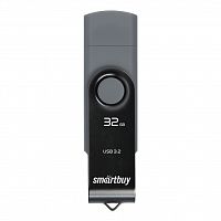 Флеш-накопитель USB 3.0  32GB  Smart Buy  Twist Dual (USB Type-C + USB Type-A) (SB032GB3DUOTWK)
