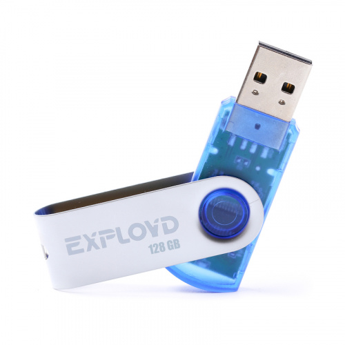 Флеш-накопитель USB  128GB  Exployd  530  синий (EX-128GB-530-Blue) фото 2