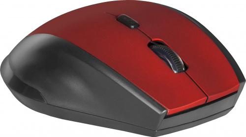Беспроводная мышь DEFENDER Accura MM-365, 6 кнопок, 800-1600 dpi, USB, красный (1/40) (52367) фото 9