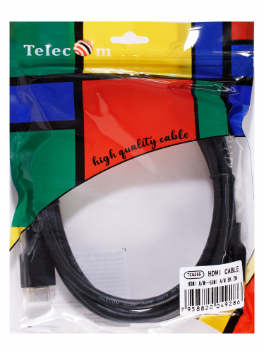 Кабель HDMI 19M/M,ver. 2.1, 8K@60 Hz 2m Telecom <TCG255-2M>(1/60) фото 3