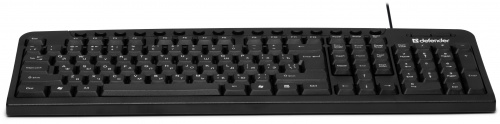 Клавиатура проводная DEFENDER Focus HB-470 RU, USB, мультимедиа, черная (1/20) (45470) фото 7
