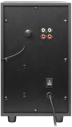 Акустическая система DEFENDER 2.1 X361, черный, 36Вт, BT/FM/MP3/SD/USB/LED/RC (1/4) (65361) фото 6