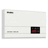 Автоматический стабилизатор напряжения SVEN AVR SLIM-1000 LCD (1/4) (SV-012816)