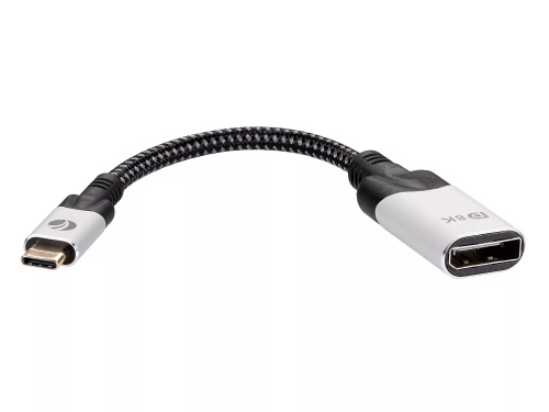 Aдаптер USB 3.1 Type-Cm --> DP A(f) 8K@60Hz, 0.15m ,Alum ,VCOM <CU422MV-8K> (1/150)