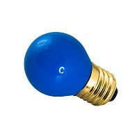 Лампа накаливания NEON-NIGHT Е27 10 Вт синяя колба (10/100) (401-113)