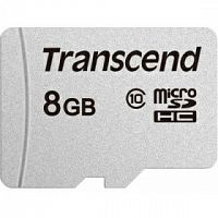 Карта памяти MicroSD  8GB  Transcend 300S Class 10 без адаптера (TS8GUSD300S)