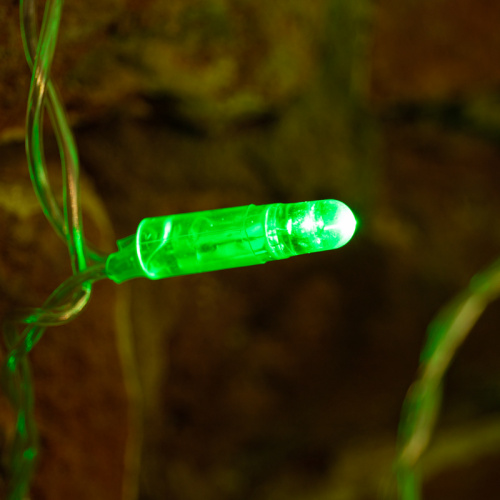 Гирлянда NEON-NIGHT "Светодиодный Дождь" 2x0,8м, прозрачный провод, 230 В, диоды Зеленые, 160 LED (1/20) (235-104) фото 2