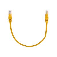 Патч-корд REXANT U/UTP, CAT 5e, RJ45-RJ45, 26AWG, LSZH, желтый, 0,3м (1/400) (1/400) (02-0105-03)