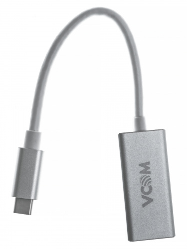 Кабель-адаптер USB 3.1 Type-Cm -->HDMI A(f)3840x2160@30Hz,10Gbps, Aluminum Shell, 0,15m VCOM<CU423M> (1/72) фото 2