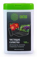 Салфетки Cactus CS-T1005 для планшетов и смартфонов малая туба 100шт влажных (CS1235-T1005)