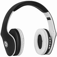 Беспроводые накладные наушники DEFENDER FreeMotion B525, Bluetooth,MP3.FM, черные/белые (1/40) (63525)