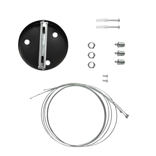 Светильник светодиодный Geometria ЭРА Ring SPO-133-B-40K-045 45Вт 4000К 3200Лм IP40 600*600*80 черный подвесной (1/5) (Б0050563) фото 6