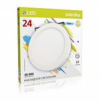 Светильник светодиодный SMARTBUY накладной Round SDL -24w/6500K/IP20 (SBL-RSDL-24-65K)