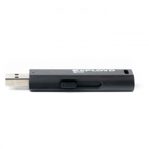 Флеш-накопитель USB  8GB  Exployd  580  чёрный (EX-8GB-580-Black) фото 3