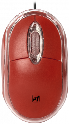 яМышь DEFENDER MS-900, красный, USB, проводная, 3 кнопки, блистер (1/40) (52901) фото 4