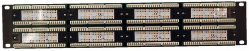 Rexant Патч-панель 19", 2U, 48 портов RJ-45, категория 5e, UTP неэкранированная, черная (1/10) (04-0022) фото 3