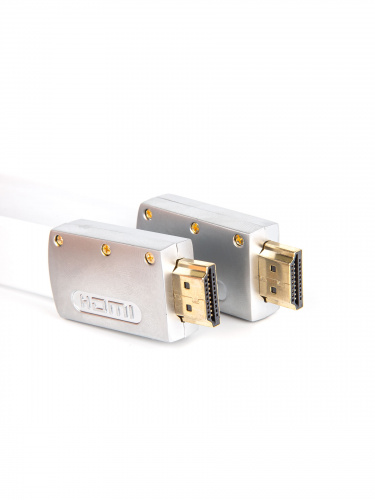 Кабель HDMI 19M/M ver 2.0, 5M, Aopen/Qust <ACG568F-S-5M> серебряно-белый Flat  (1/20) фото 2