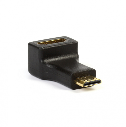 Адаптер SMART BUY mini HDMI M - HDMI F, угловой разъем (1/1000) (A117)