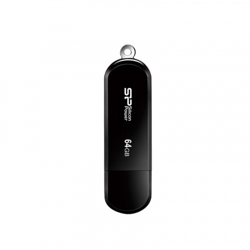 Флеш-накопитель USB  64GB  Silicon Power  LuxMini 322 черный (SP064GBUF2322V1K) фото 3