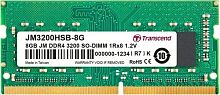 яПамять  8GB  Transcend, DDR4, SO-DIMM-260, 3200 MHz, 25600 MB/s, CL22, 1.2 В (JM3200HSB-8G)
