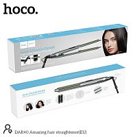 Щипцы для укладки волос HOCO DAR40 Amazing, 65Вт, кабель 2.1м,  цвет: серый (1/30) (6942007616003)