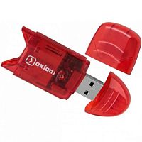 Картридер OXION OCR003RD, красный, USB 2.0 (Micro SD) (1/40)