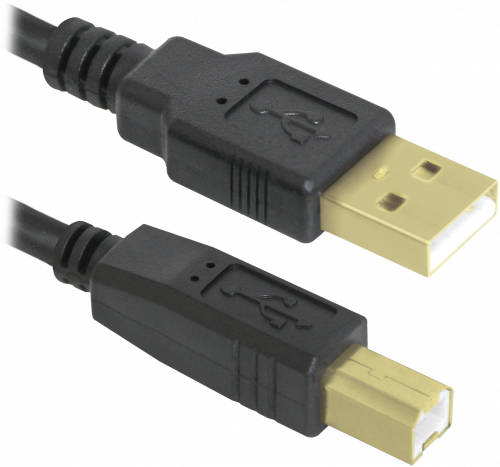 Кабель-удлинитель DEFENDER USB04-10PRO USB2.0, AM-BM, черный, 3м (1/40) (87431) фото 2